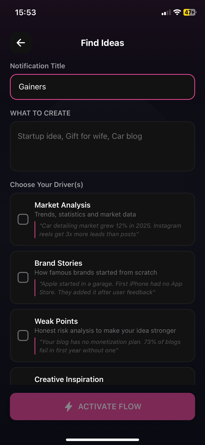 Find Ideas