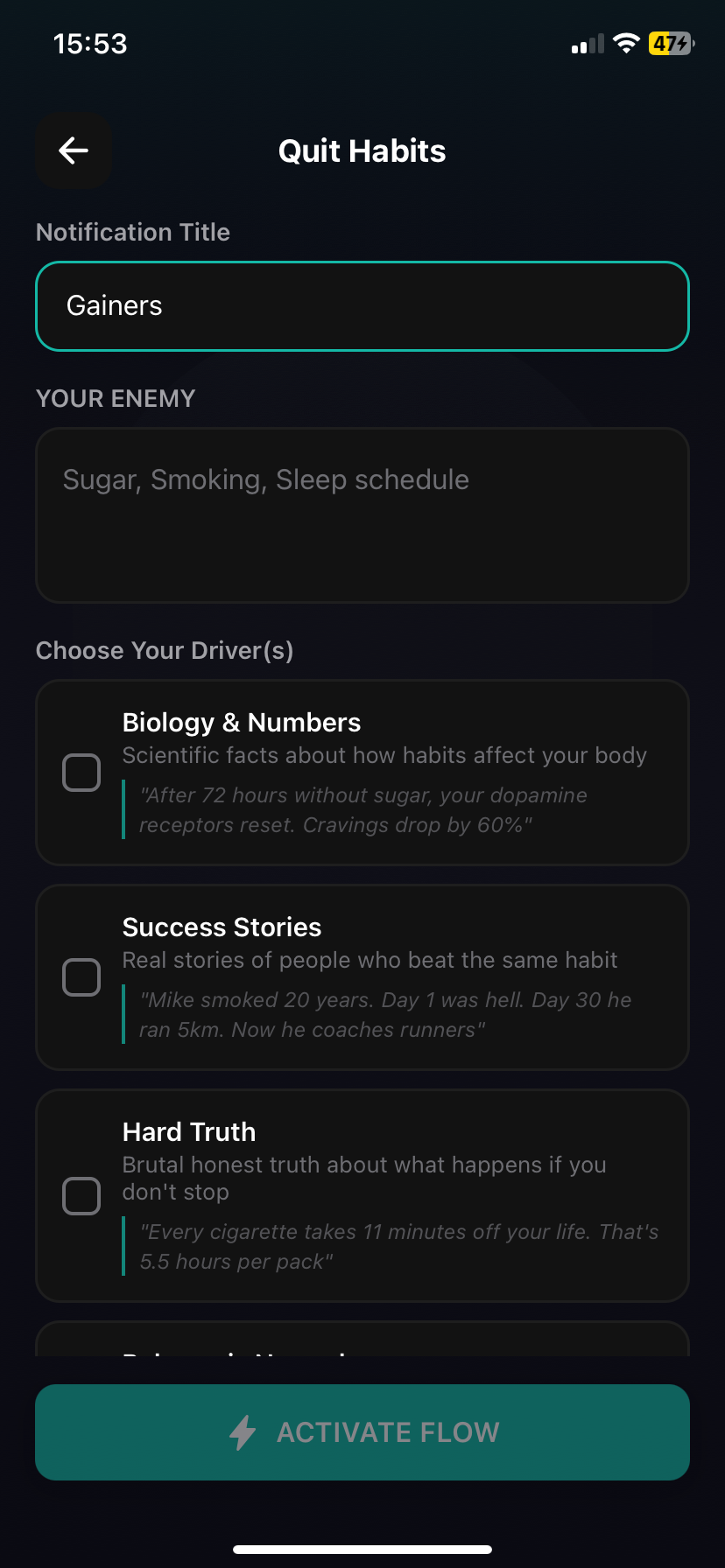 Quit Habits